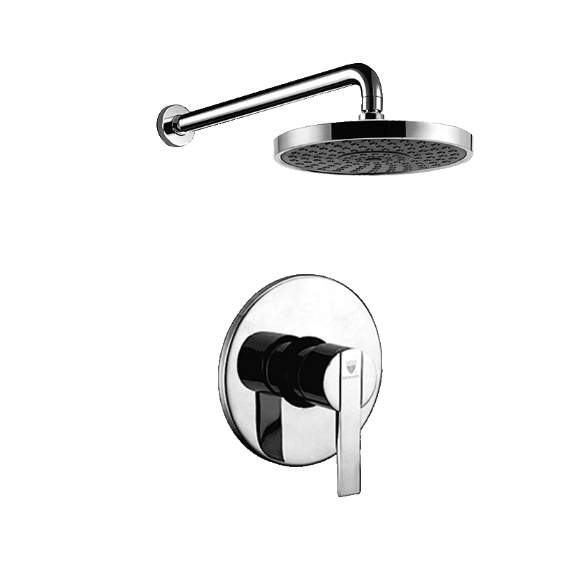 Modena Wall Mount Bathroom Rain Shower Set